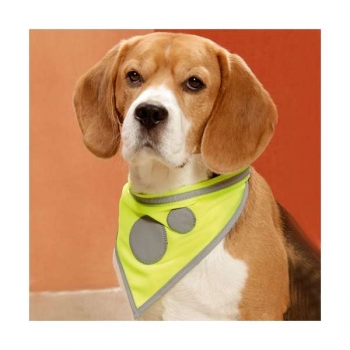 Karlie Safety Dog Sicherheitshalstuch - Gelb 24-30cm / 20mm