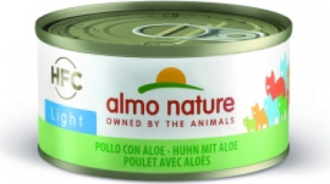 Almo Nature HFC Cat Light Huhn mit Aloe 24x70g