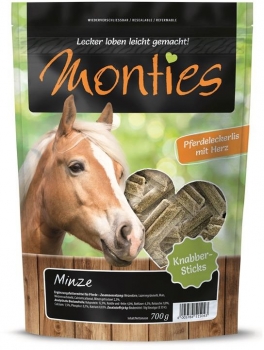 Monties Pferde Minze Sticks 6x700g