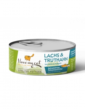 I love my Cat Nassfutter Truthahn & Lachs 6 x 100g
