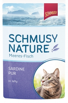 Schmusy Frischebeutel Fisch Sardine pur 100g