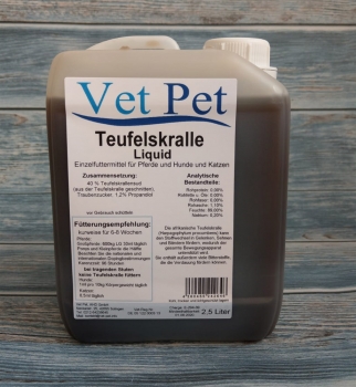 Vet Pet Teufelskralle Liquid 2,5 Liter