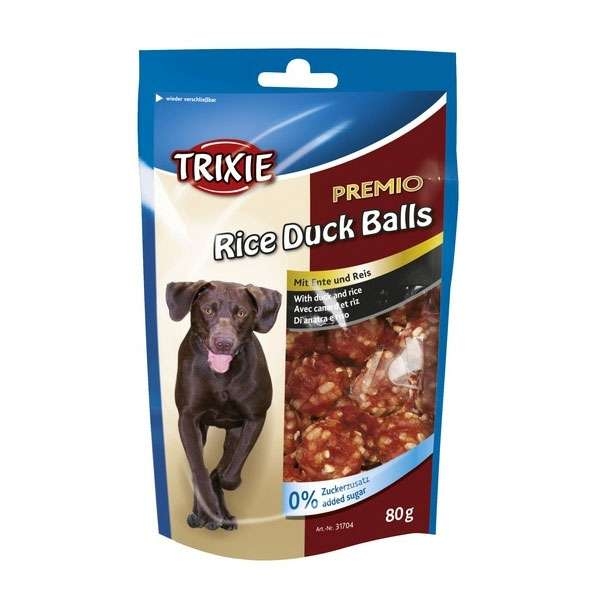 Trixie Rice Duck Balls - 80g