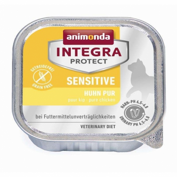 Animonda Cat Schale Integra Protect Sensitiv mit Huhn pur 100g
