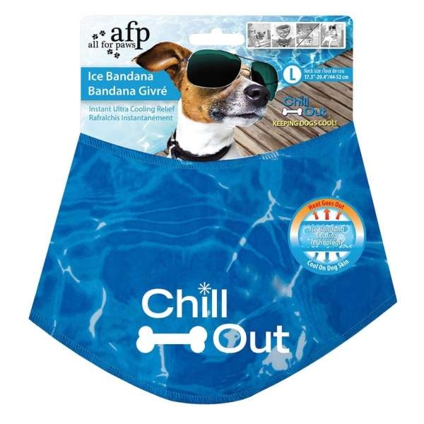 All for Paws Chill Out Ice Bandana- kühlendes Halstuch für Hunde L