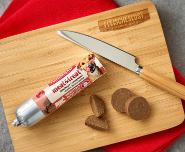 Fleischeslust meat & treat Rinderleberwurst 200g - Singleprotein