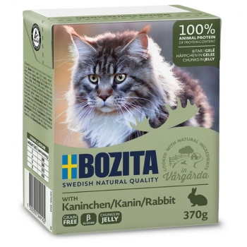 Bozita Feline Häppchen in Gelee mit Kaninchen 370g