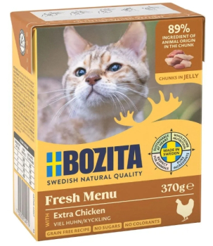 Bozita Feline Häppchen in Gelee mit viel Huhn 370g