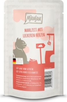 Mjamjam Katze Mahlzeit mit Herz 125g