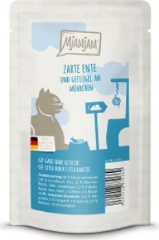 Mjamjam Katze Ente Geflügel 125g