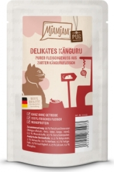 Mjamjam Katze Känguru pur 125g