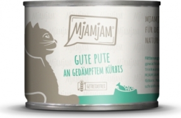 Mjamjam Katze Pute Kürbis 200g