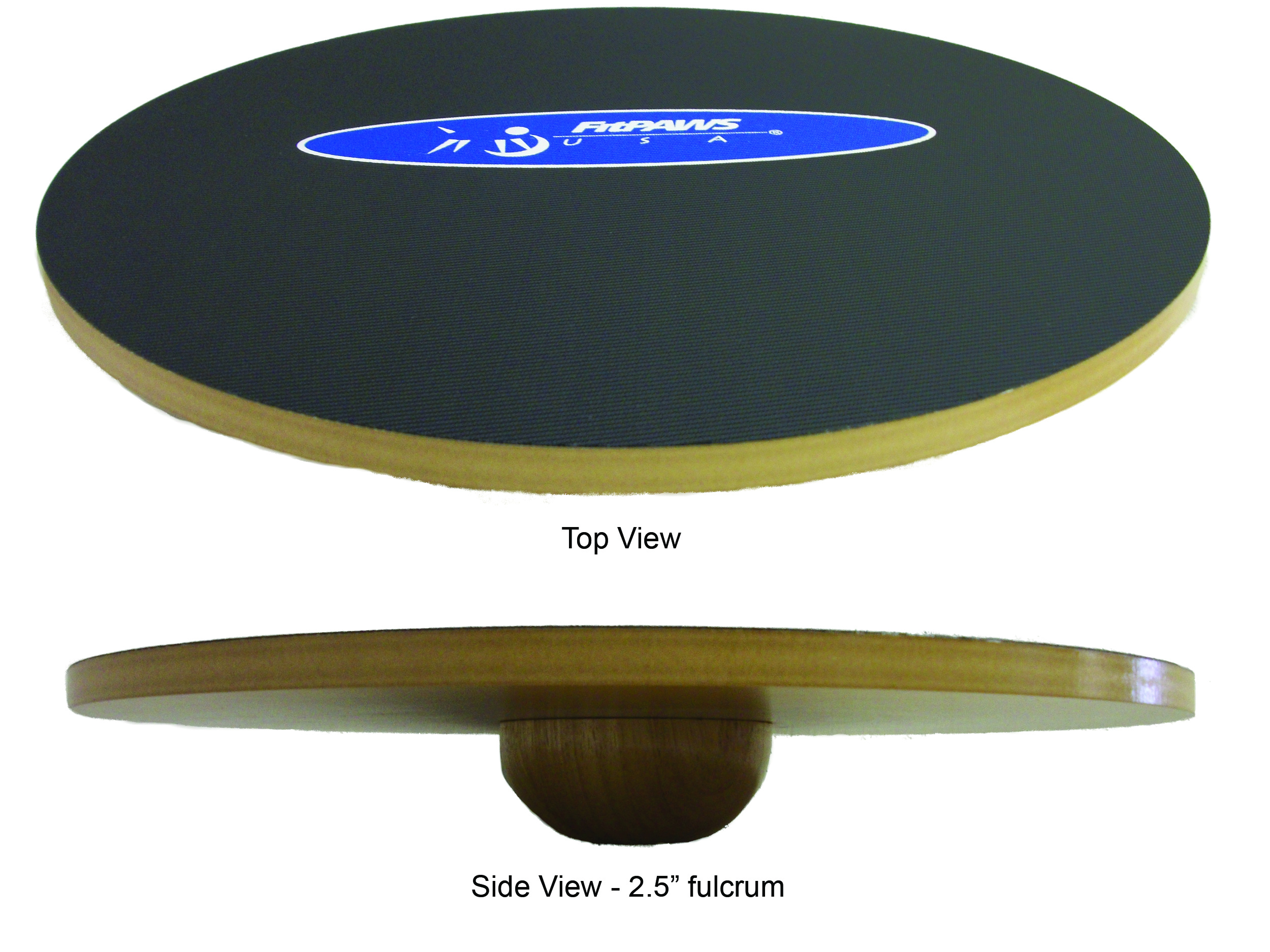 FitPAWS® Balance Board 50 cm Holz grau