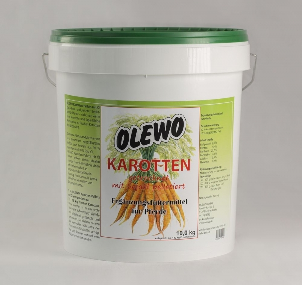 OLEWO Karotten-Pellets mit Öl 10 kg