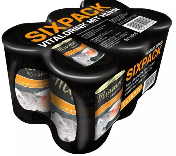 Miamor Trinkfein Vitaldrink Huhn Sixpack 6 x 135 ml