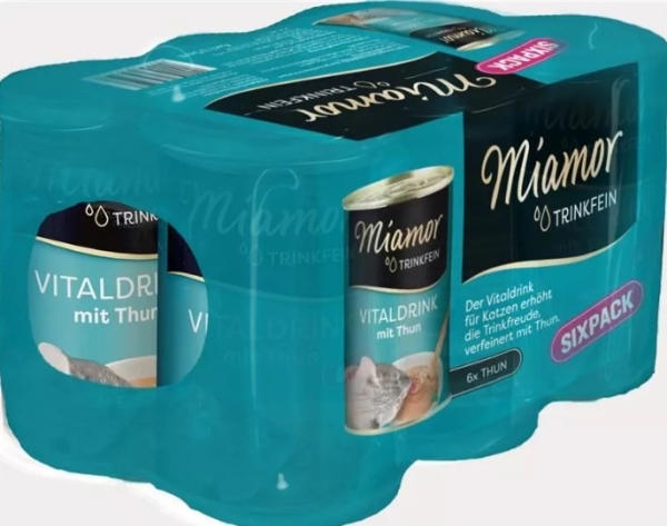 Miamor Trinkfein Vitaldrink Thunfisch Sixpack 6x135ml