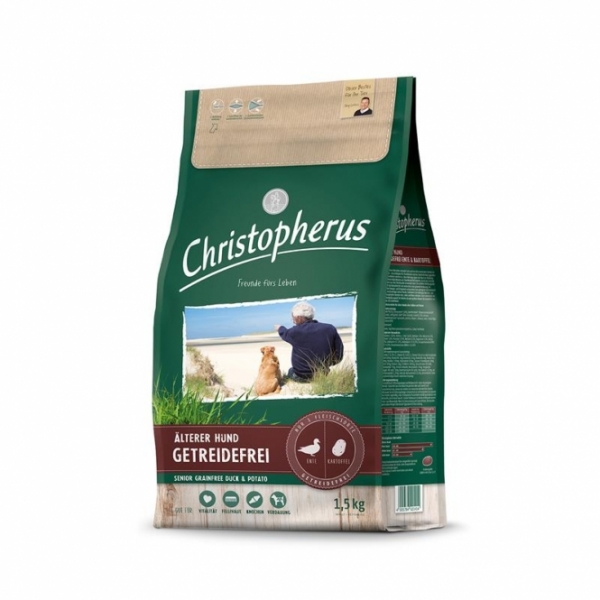 Christopherus Getreidefrei Senior Ente + Kartoffel 1,5 kg