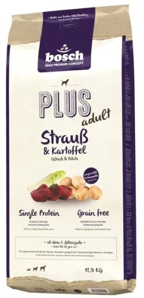 Bosch Plus Strauß & Kartoffel 12,5 kg