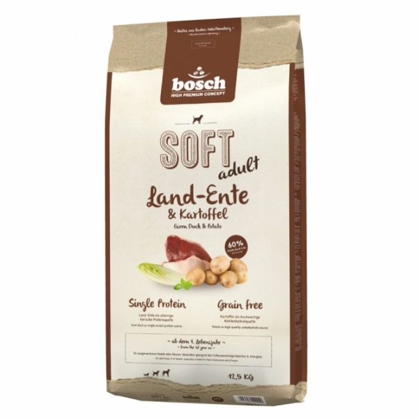 Bosch Soft Land-Ente & Kartoffel 12,5 kg