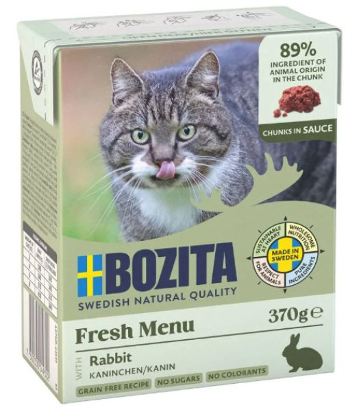 Bozita Feline Häppchen in Soße mit Kaninchen 370g