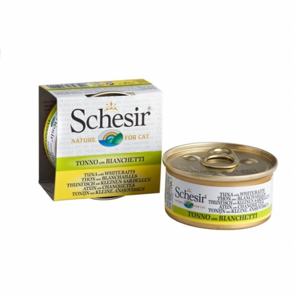 Schesir Dose in Brühe Thunfisch & Sardellen 70g