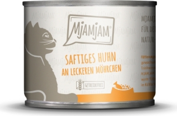 Mjamjam Katze Huhn Möhrchen 200g