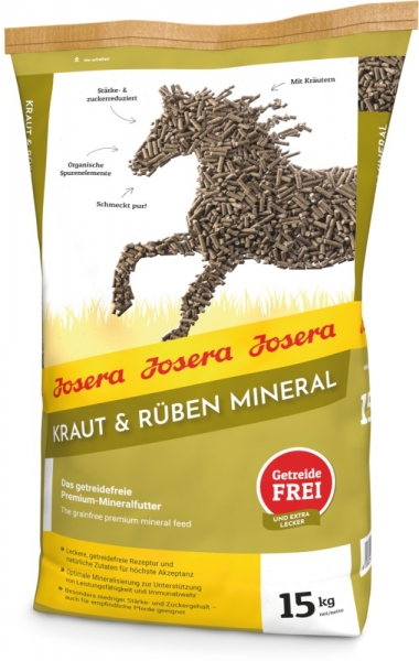Josera Pferd Kraut & Rüben Mineral 15kg