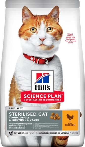 Hills Cat Young Sterilised Huhn 10kg
