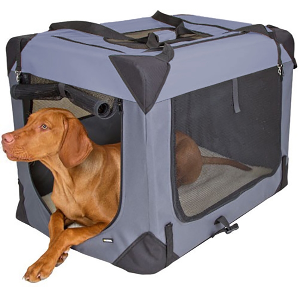 Pet-Star Transport-Hütte, grau 121 x 79 x 80cm